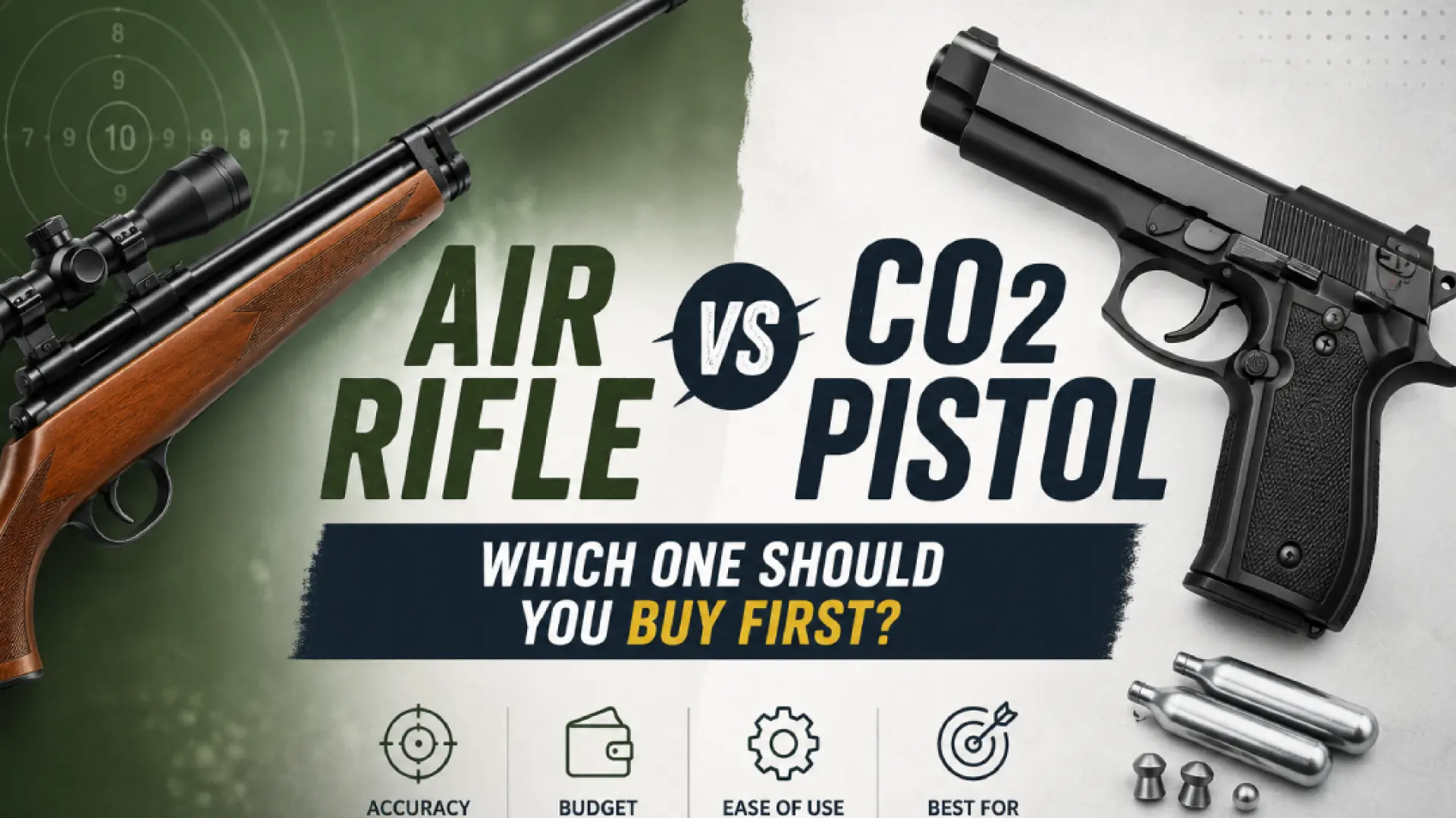 Air Rifle vs CO2 Pistol - Which One Should You Buy First?