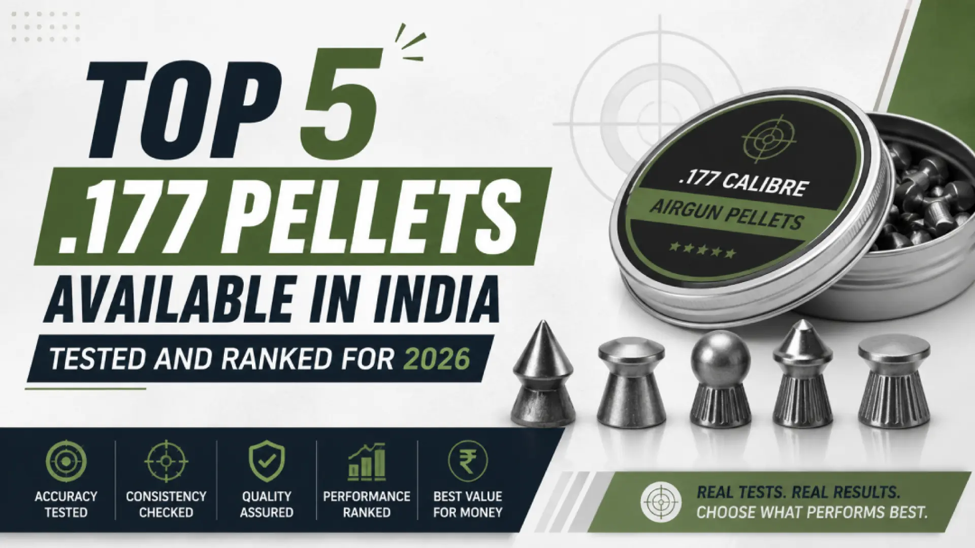 Top 5 .177 Pellets Available in India - Tested and Ranked for 2026